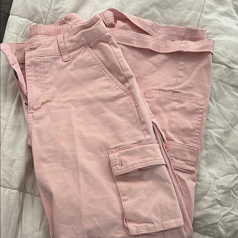 Pink Cargo Pants